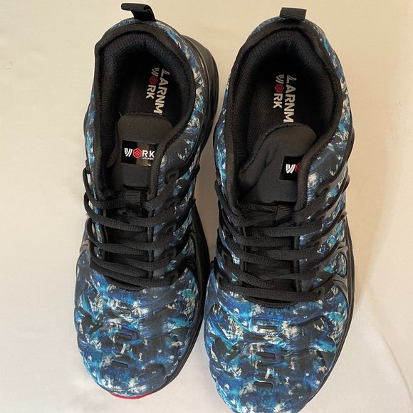 Shoes 8.5 Work Sneakers Steel Toe Safety Larnmern Blue Gradient Mens Lightweight main image 4